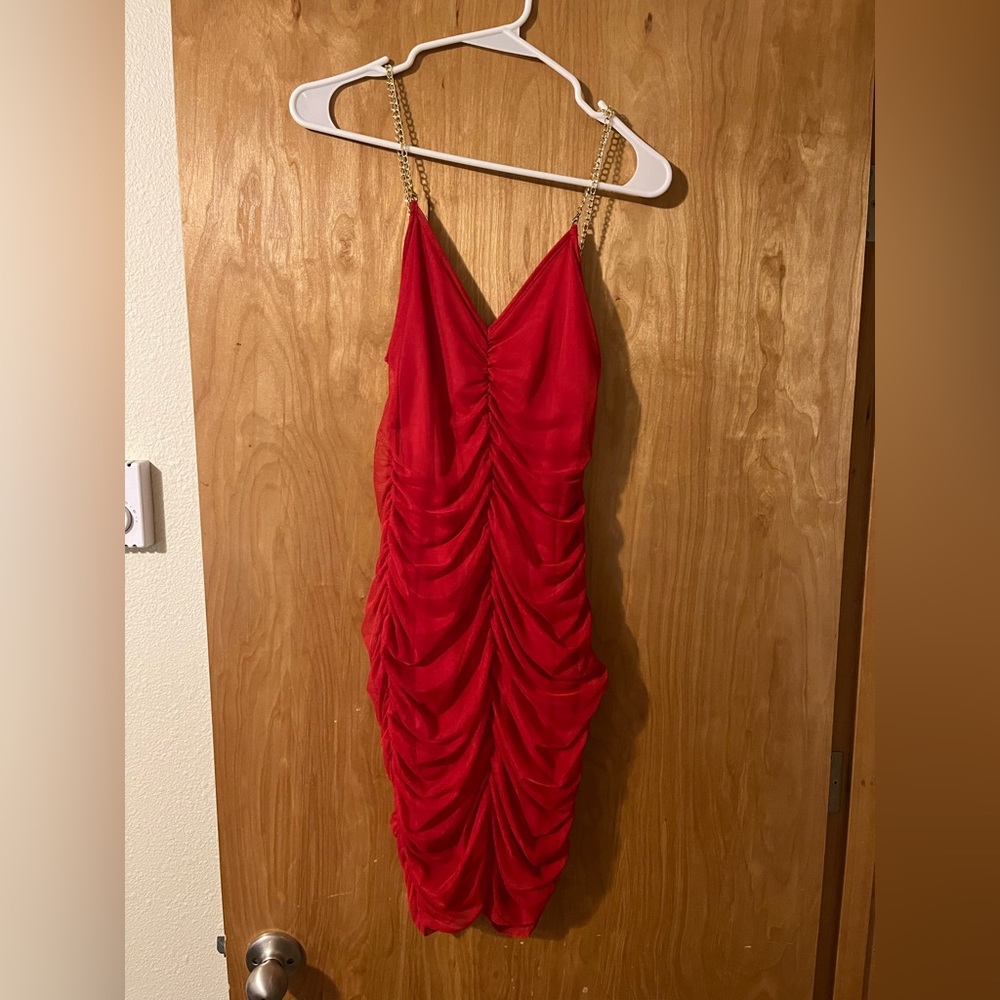 Red dress